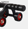 Power Wheel Ab Roller สำหรับ Core Strength เข่า Pad จานเบรค 4.33 นิ้ว
