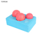 8 นิ้ว 6 นิ้ว EVA Yoga Block Balls Pink Blue Storage Myofascial Release